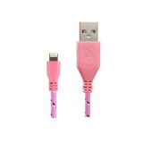 USB кабель для Iphone (розовый)
