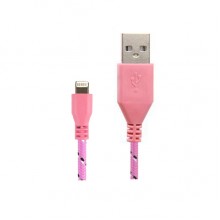 USB кабель для Iphone (розовый)