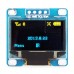 LCD Oled 128x64 0.96" I2C IIC SPI Желтый, голубой